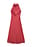 Maxikleid aus Satin mit Neckholder