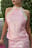 Camiseta de lentejuelas con cuello halter