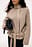 Heavy Knitted Tie Band Cardigan