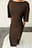 Kleid mit hohem Schlitz
