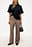 Hose mit hohem Bund und klaren Details