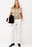 High Waist Pleat Detail Denim