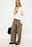 Hoge Taille Geplooide Broek van Wolmix