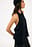 Neckholder-Top aus Leinen-Lyocell-Mix