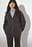 Oversized gebreid vest van alpacamix
