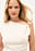 asymmetrisches Strickoberteil mit Schnalle