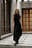 Knitted Asymmetric Rib Midi Skirt