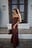 gestricktes Bandeau-Maxikleid