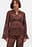 Knitted Crochet Long Sleeve Top