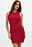Knitted Flower Detail Mini Dress