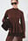 Knitted Fold Up Sleeve Sweater