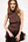 Knitted Frill Detail Sleeveless Top