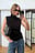 Knitted High Neck Sleeveless Top