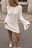 Knitted Long Sleeve Mini Dress