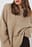 Pull en maille de mohair à encolure ronde
