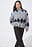 Knitted Oversized Check Cardigan