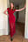 Robe longue en maille