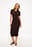 Knitted Short Sleeve Button Dress