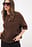 Pull tricoté à manches courtes