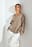 Knitted V-Neck Wool Blend Sweater