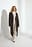 Knitted Wool Blend Cardigan Maxi Dress