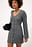 Knitted Wool Blend Cardigan Mini Dress