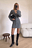 Knitted Wool Blend Cardigan Mini Dress