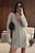 Knitted Wool Blend Cardigan Mini Dress