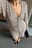 Knitted Wool Blend Cardigan Mini Dress