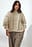 Knitted Wool Blend Loop Sweater