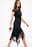 Lace Detail Asymetric Dress