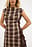 Lace Detail Checked Top