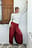 Lace Mid Waist Balloon Pants
