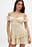 Lace Off Shoulder Mini Dress