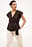 Linen Belted Wrap Vest Top