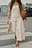 Linen Blend Bandeau Midi Dress