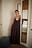 Linen Blend Crinkle Volume Strap Dress
