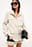 Jacke aus Leinenmischung mit Taschendetail