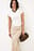 Linen Blend Stripe Skirt