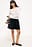 Lange korte broek met halfhoge taille