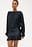 Langärmeliges Jersey-Minikleid