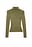 Langarm-Turtleneck-Rippstrickoberteil