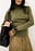 Long Sleeve Turtleneck Ribbed Knitted Top