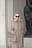Trenchcoat med høy hals og belte