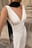 Deep V-neck Draped Jersey Body