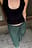 Low Waist Asymmetic Knee Length Skirt