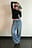 Baggy Soft Jeans med låg midja