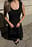 Balloon Skirt Midi Dress