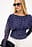 Mesh-Top mit markierter Taille