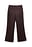 Mid Waist Flared Twill Pants